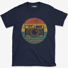 T-Shirt Navy / S Camera Sunset T-Shirt
