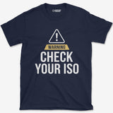 T-Shirt Navy / S Check ISO T-Shirt
