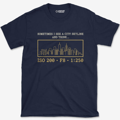 T-Shirt Navy / S City Skyline T-Shirt