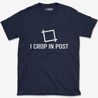 T-Shirt Navy / S Crop In Post T-shirt