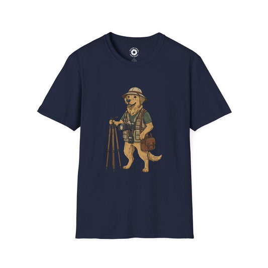 T-Shirt Navy / S Dog Photographer T-Shirt