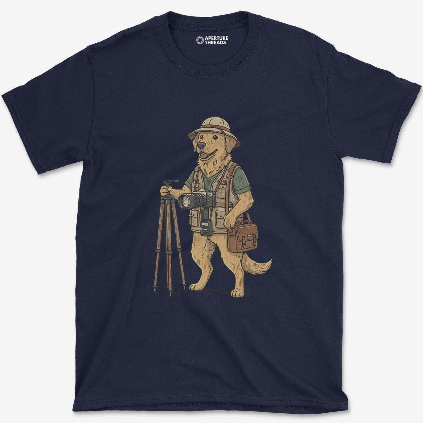 T-Shirt Navy / S Dog Photographer T-Shirt