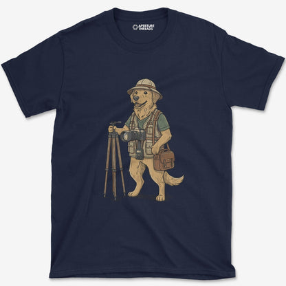 T-Shirt Navy / S Dog Photographer T-Shirt