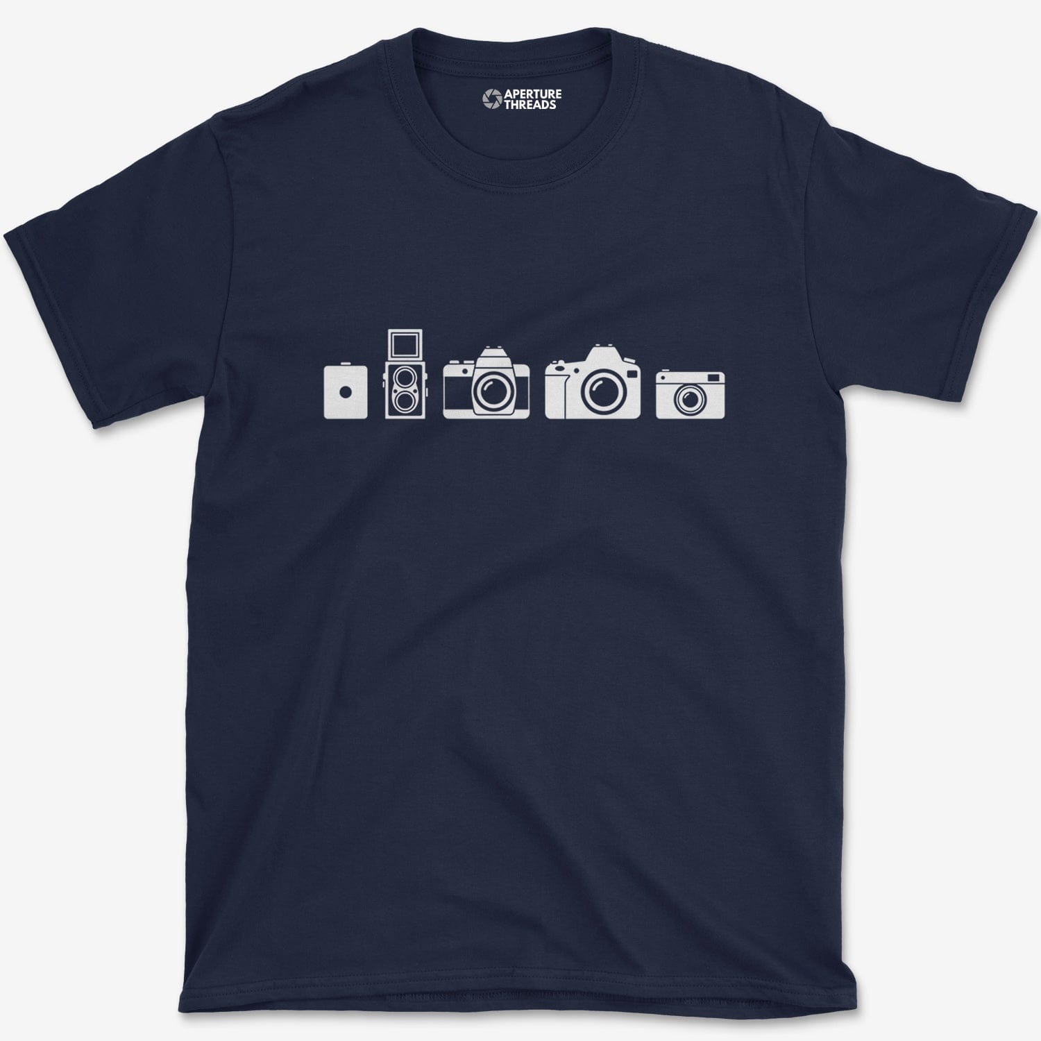 T-Shirt Navy / S Evolution Camera T-Shirt