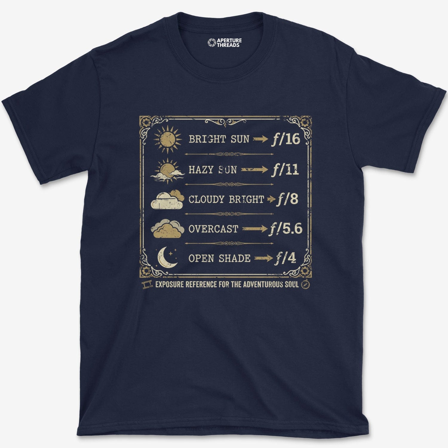 T-Shirt Navy / S Exposure Reference T-Shirt