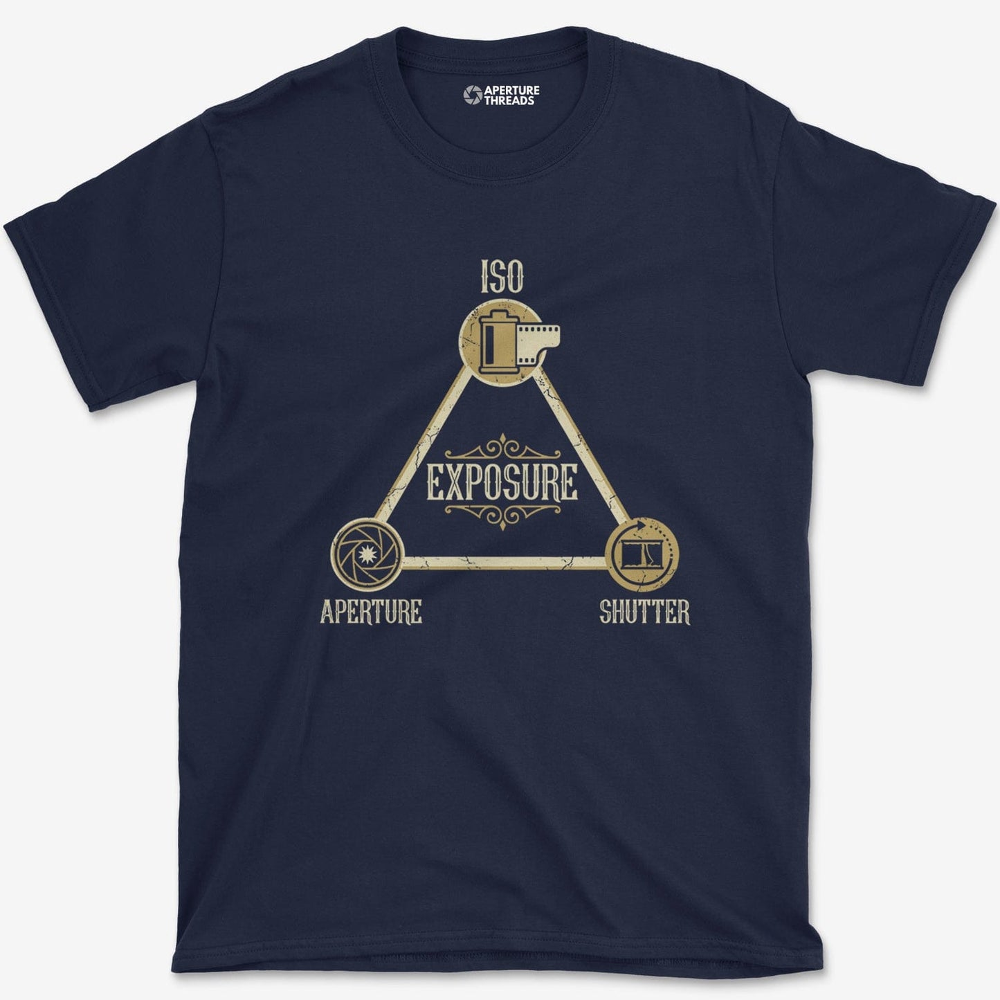 T-Shirt Navy / S Exposure Triangle T-Shirt