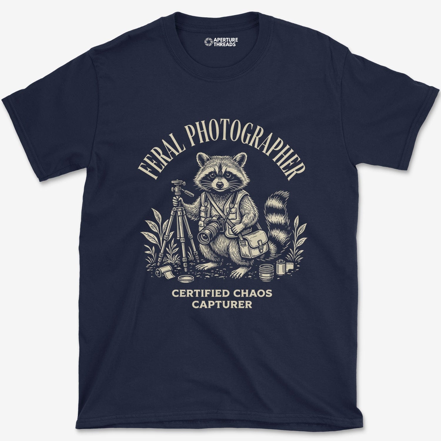 T-Shirt Navy / S Feral Photographer T-Shirt