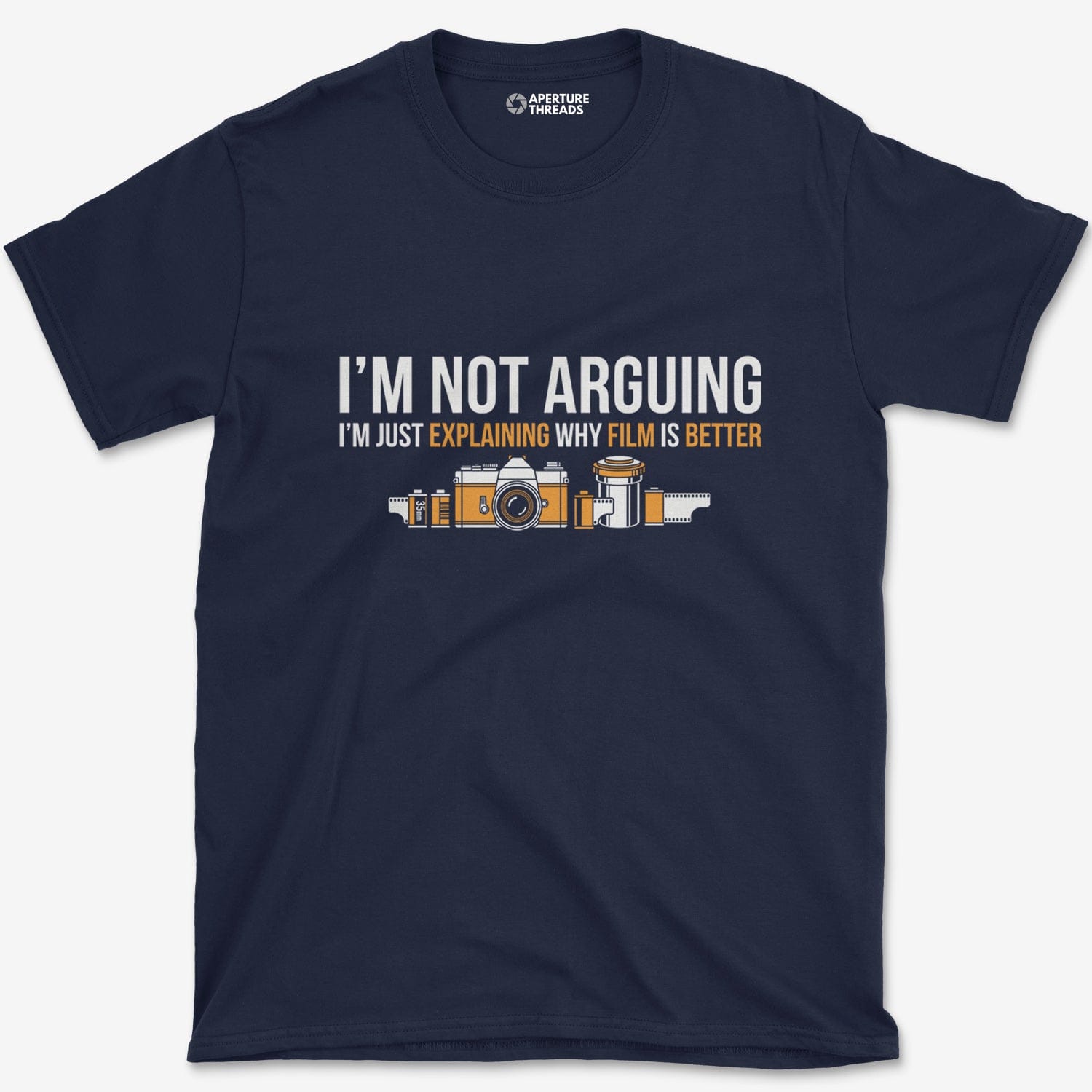 T-Shirt Navy / S Film Is Better T-Shirt