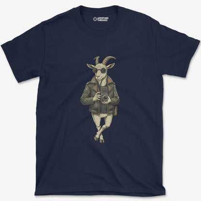 T-Shirt Navy / S Goat Photographer T-Shirt