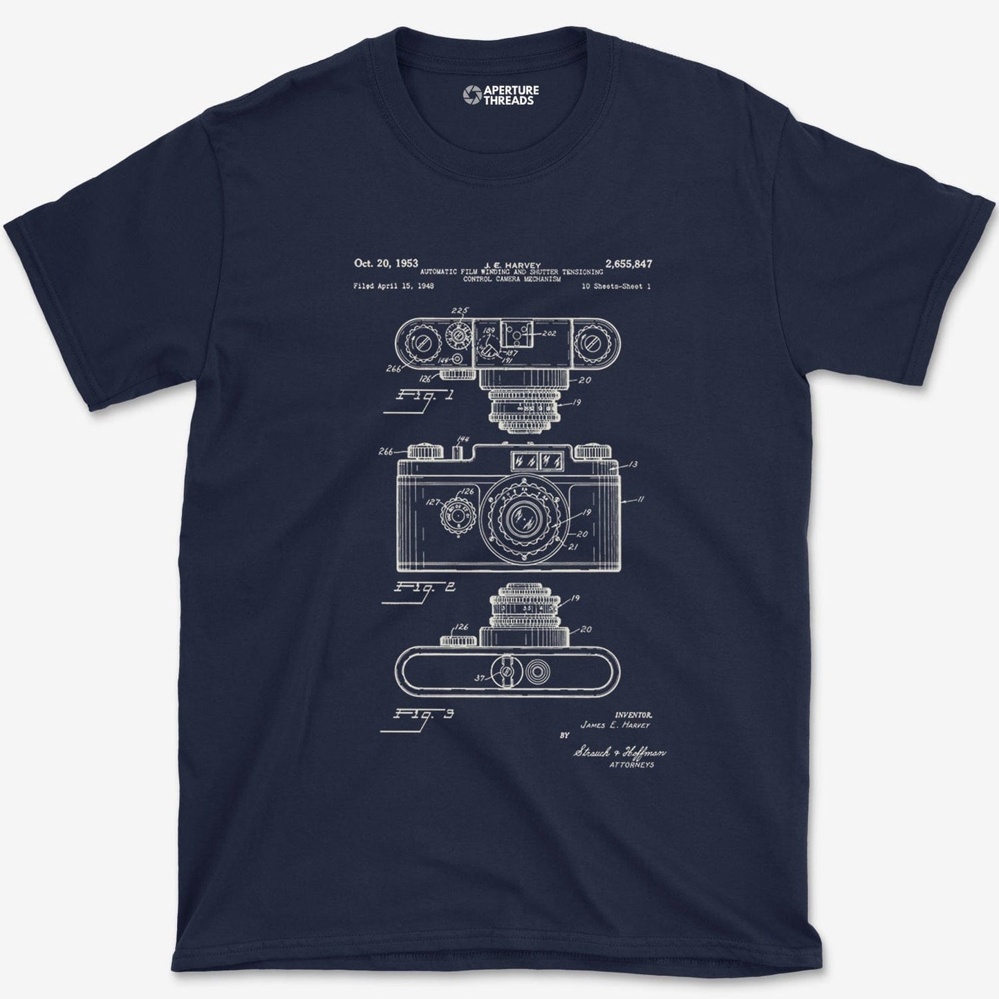 T-Shirt Navy / S Harvey Blueprint T-Shirt