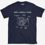 T-Shirt Navy / S How Cameras Work T-Shirt