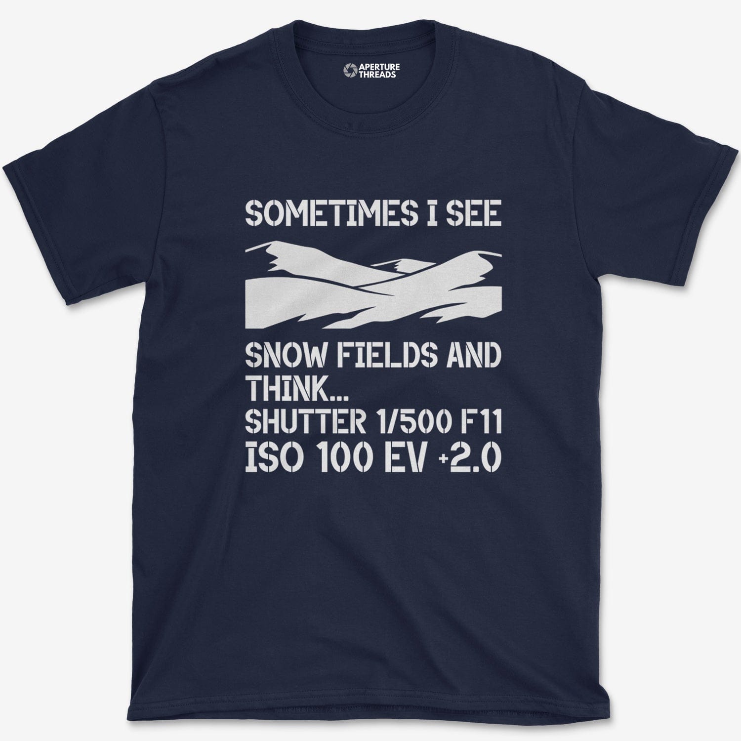 T-Shirt Navy / S I See Snow T-Shirt