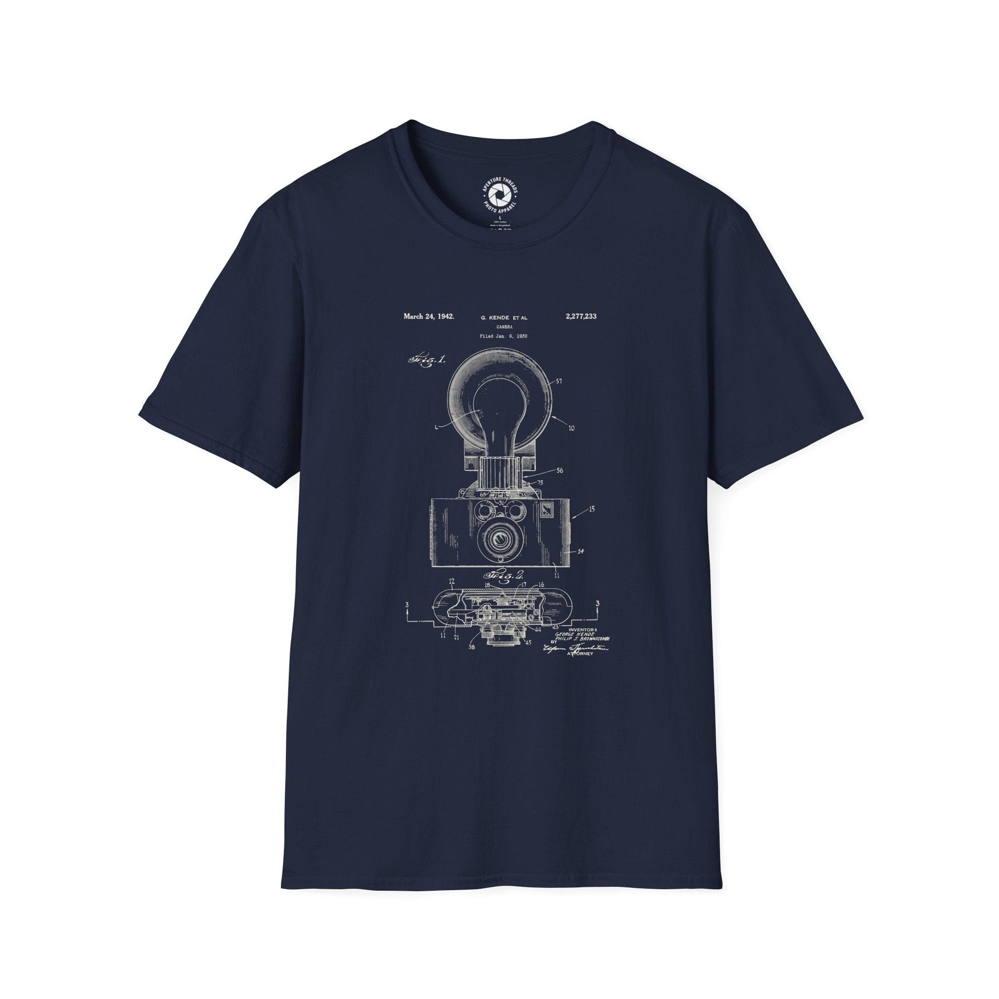 T-Shirt Navy / S Kende Blueprint T-Shirt