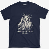 T-Shirt Navy / S Lady Rangefinder 250th T-Shirt