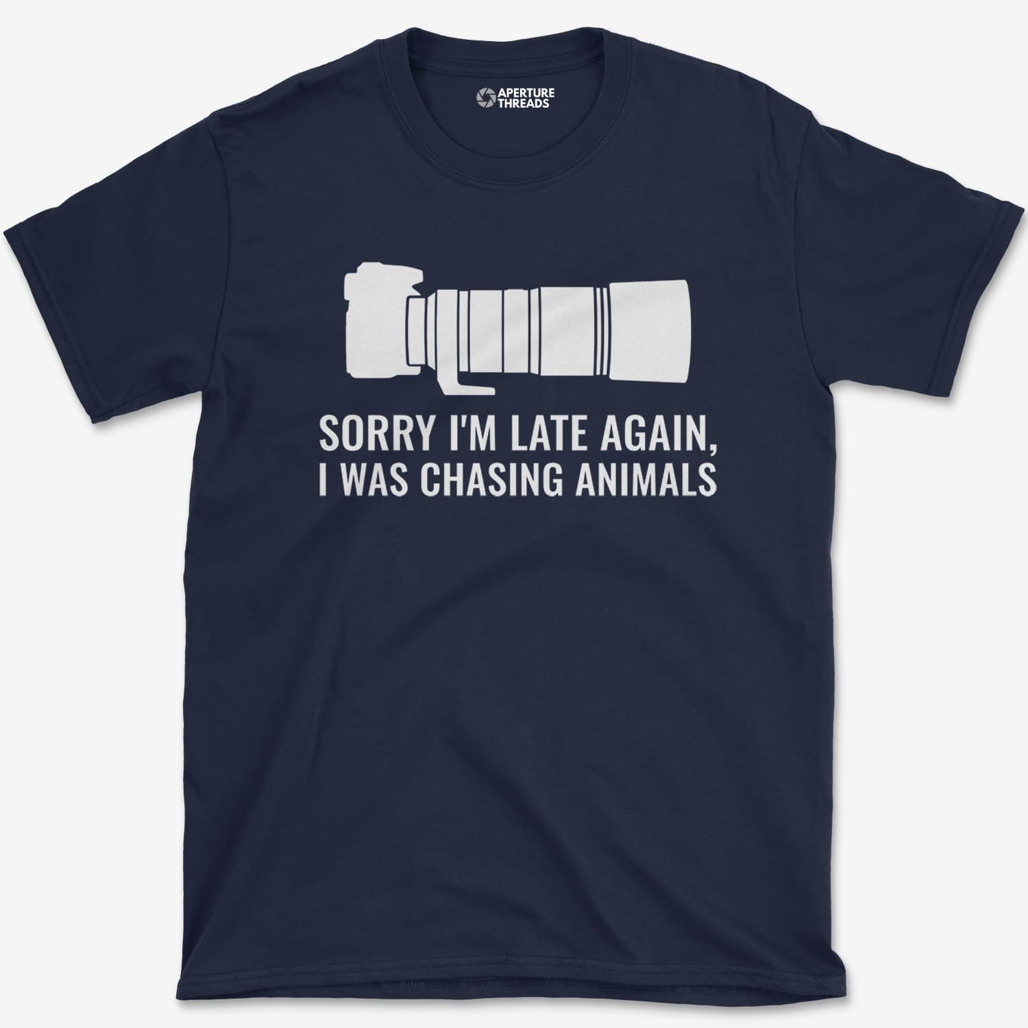 T-Shirt Navy / S Late Again T-Shirt