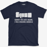 T-Shirt Navy / S Late Again T-Shirt