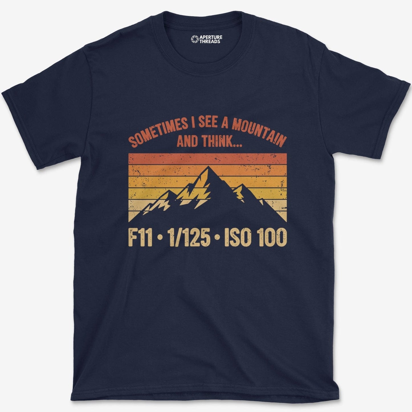 T-Shirt Navy / S Mountain & Think T-Shirt
