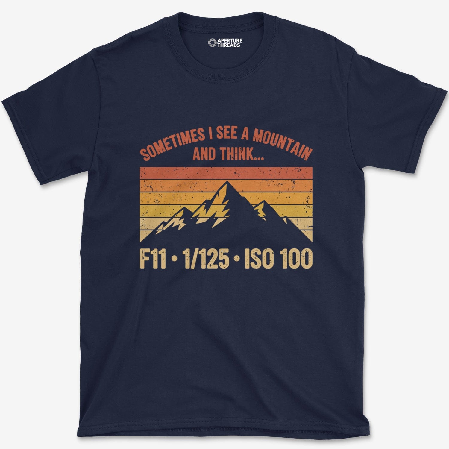 T-Shirt Navy / S Mountain & Think T-Shirt
