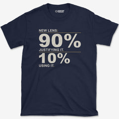 T-Shirt Navy / S New Lens T-Shirt