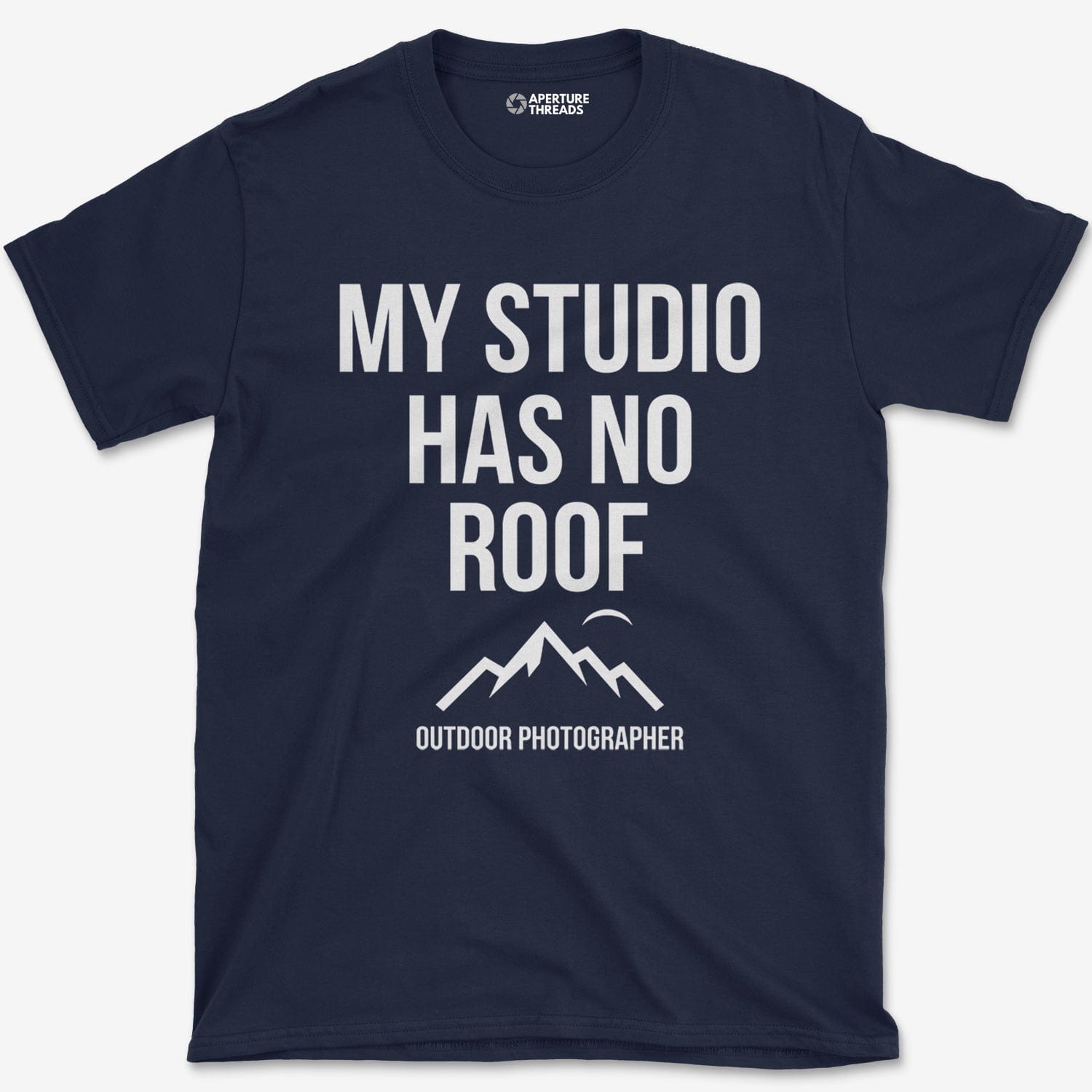 T-Shirt Navy / S No Roof Studio T-Shirt