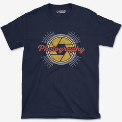 T-Shirt Navy / S Photography Retro T-Shirt
