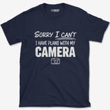 T-Shirt Navy / S Plans With Camera T-Shirt