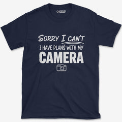 T-Shirt Navy / S Plans With Camera T-Shirt