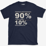 T-Shirt Navy / S Portrait Photography T-Shirt