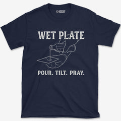 T-Shirt Navy / S Pour. Tilt. Pray. T-Shirt