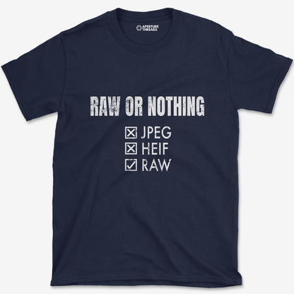 T-Shirt Navy / S RAW or Nothing T-Shirt