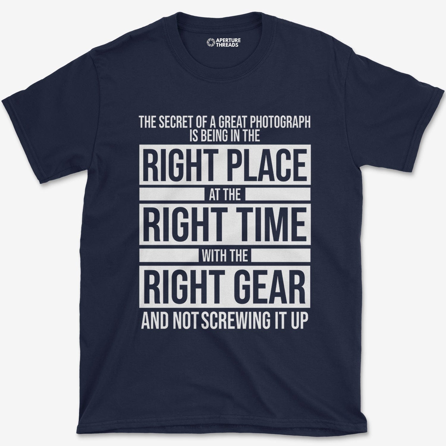 T-Shirt Navy / S Right Place T-Shirt