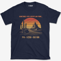 T-Shirt Navy / S See A Desert T-Shirt