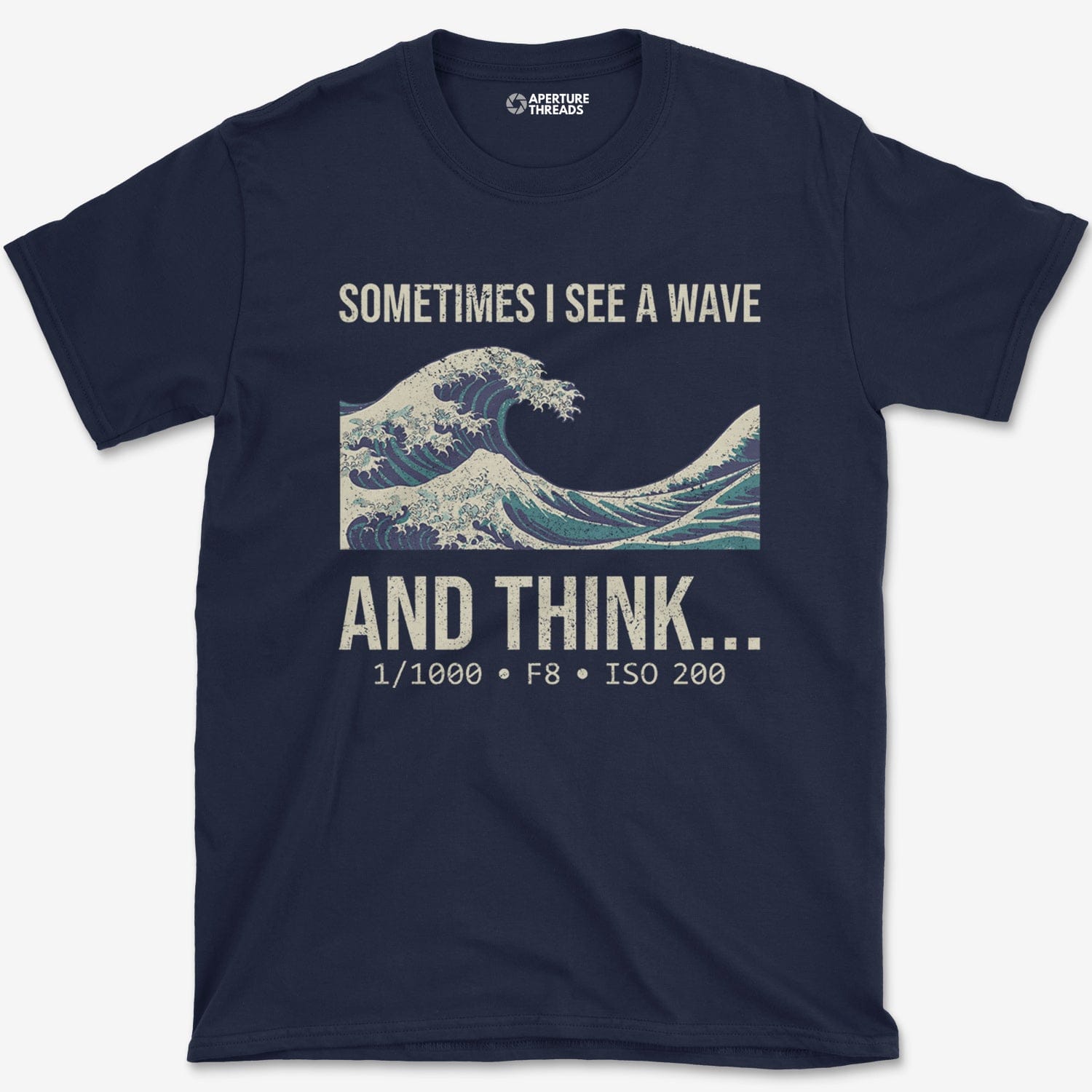 T-Shirt Navy / S See A Wave T-Shirt