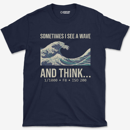 T-Shirt Navy / S See A Wave T-Shirt