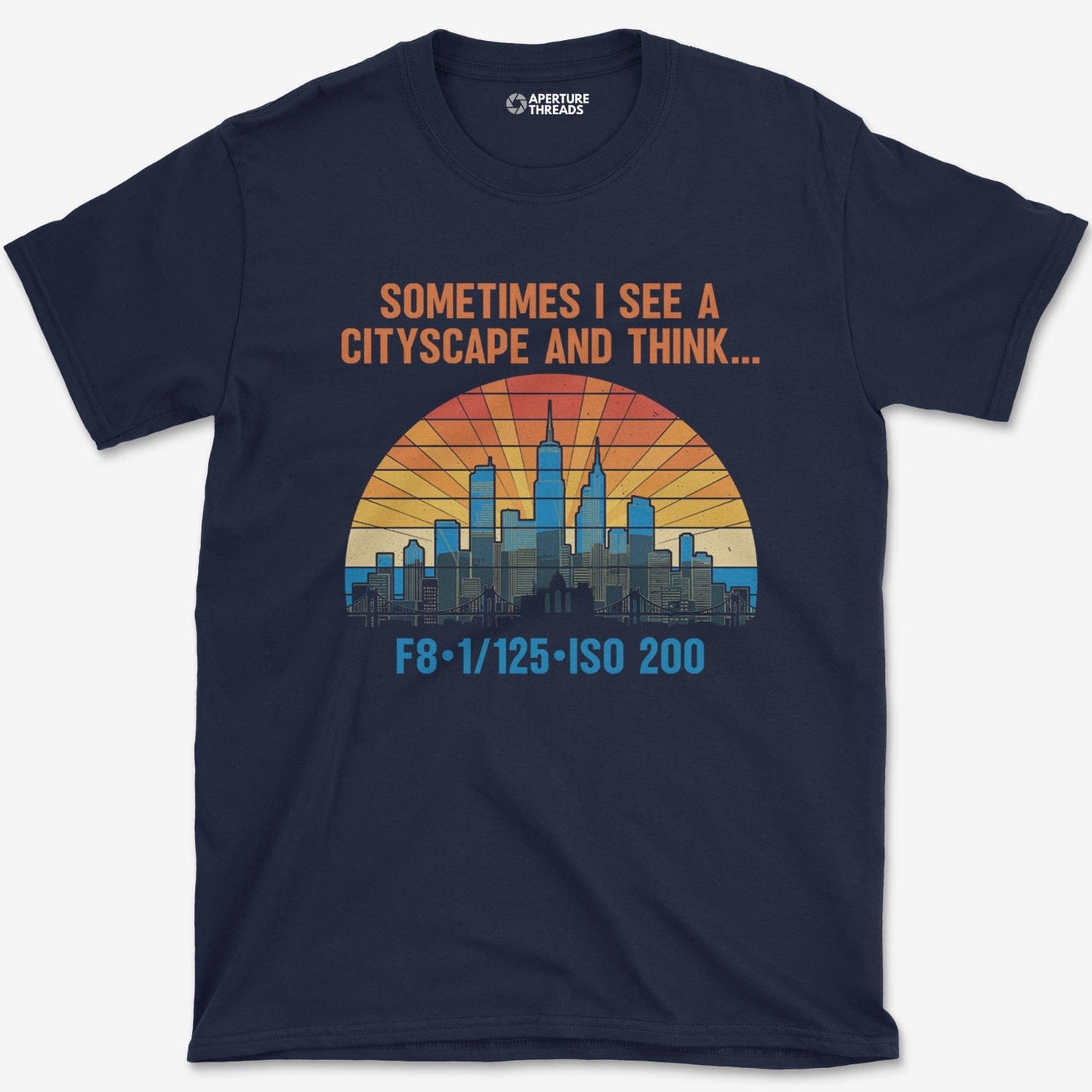 T-Shirt Navy / S See City Scape T-Shirt