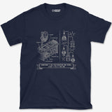T-Shirt Navy / S See Reaction T-Shirt