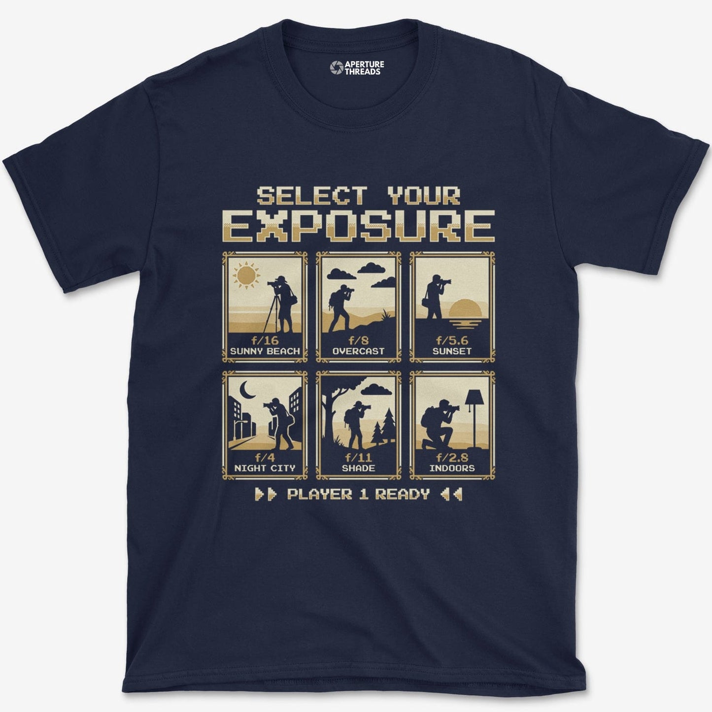 T-Shirt Navy / S Select Exposure T-Shirt