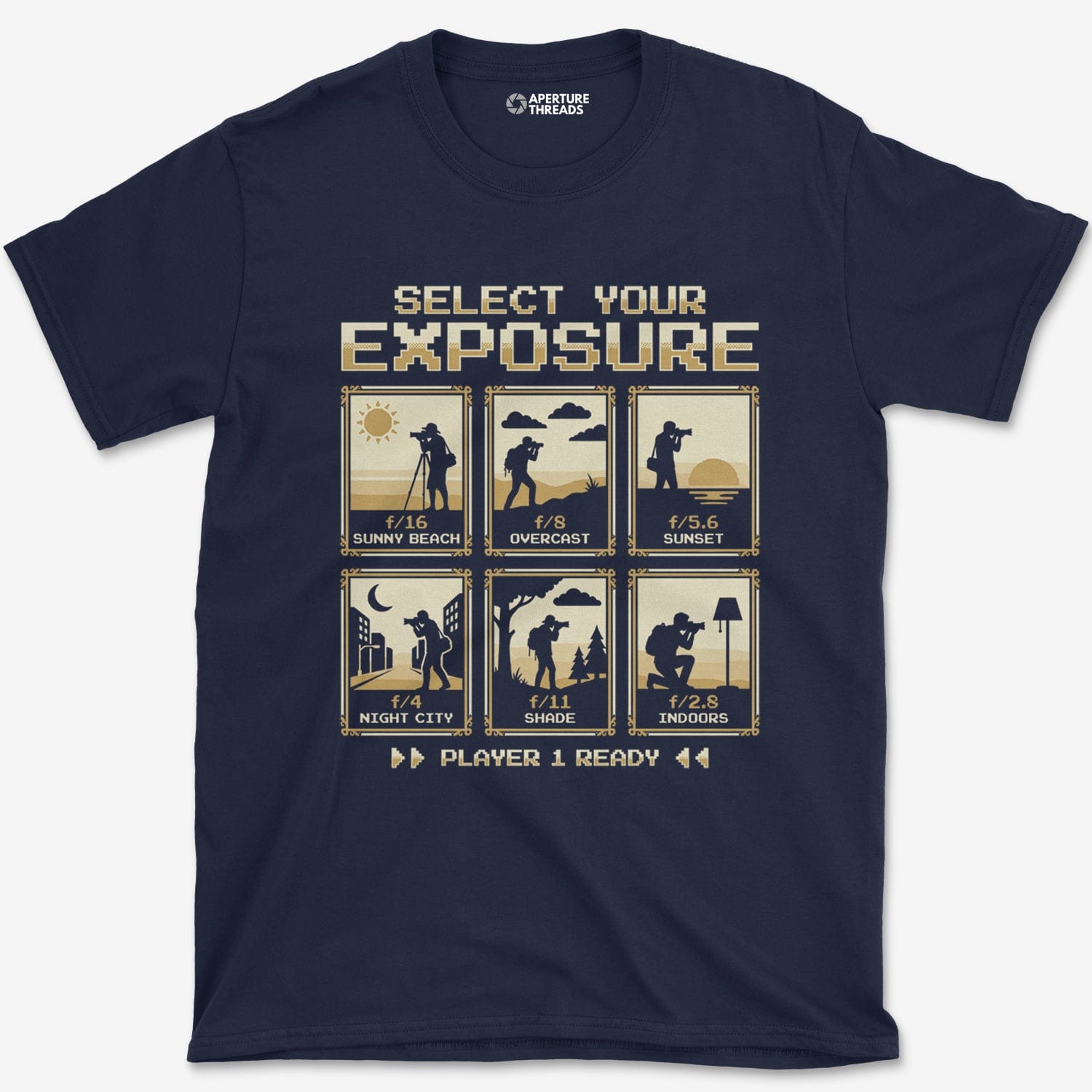 T-Shirt Navy / S Select Exposure T-Shirt