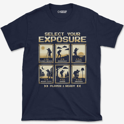 T-Shirt Navy / S Select Exposure T-Shirt