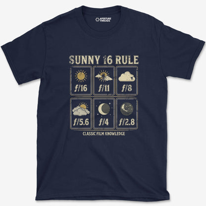 T-Shirt Navy / S Sunny 16 Rule T-Shirt