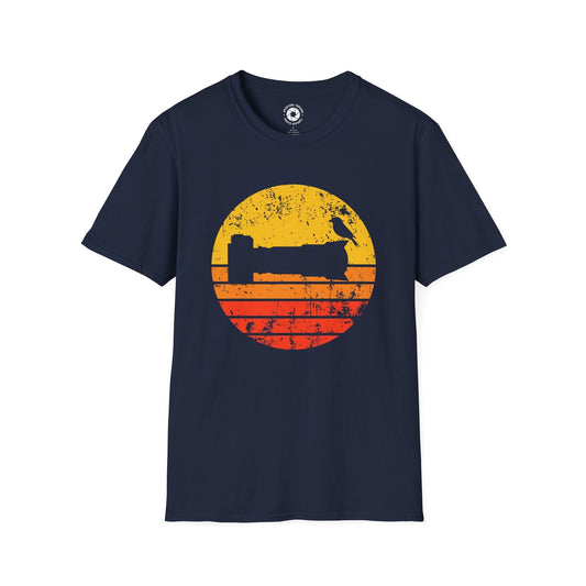 T-Shirt Navy / S Sunset Bird Camera T-Shirt