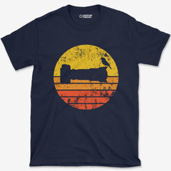 T-Shirt Navy / S Sunset Bird Camera T-Shirt