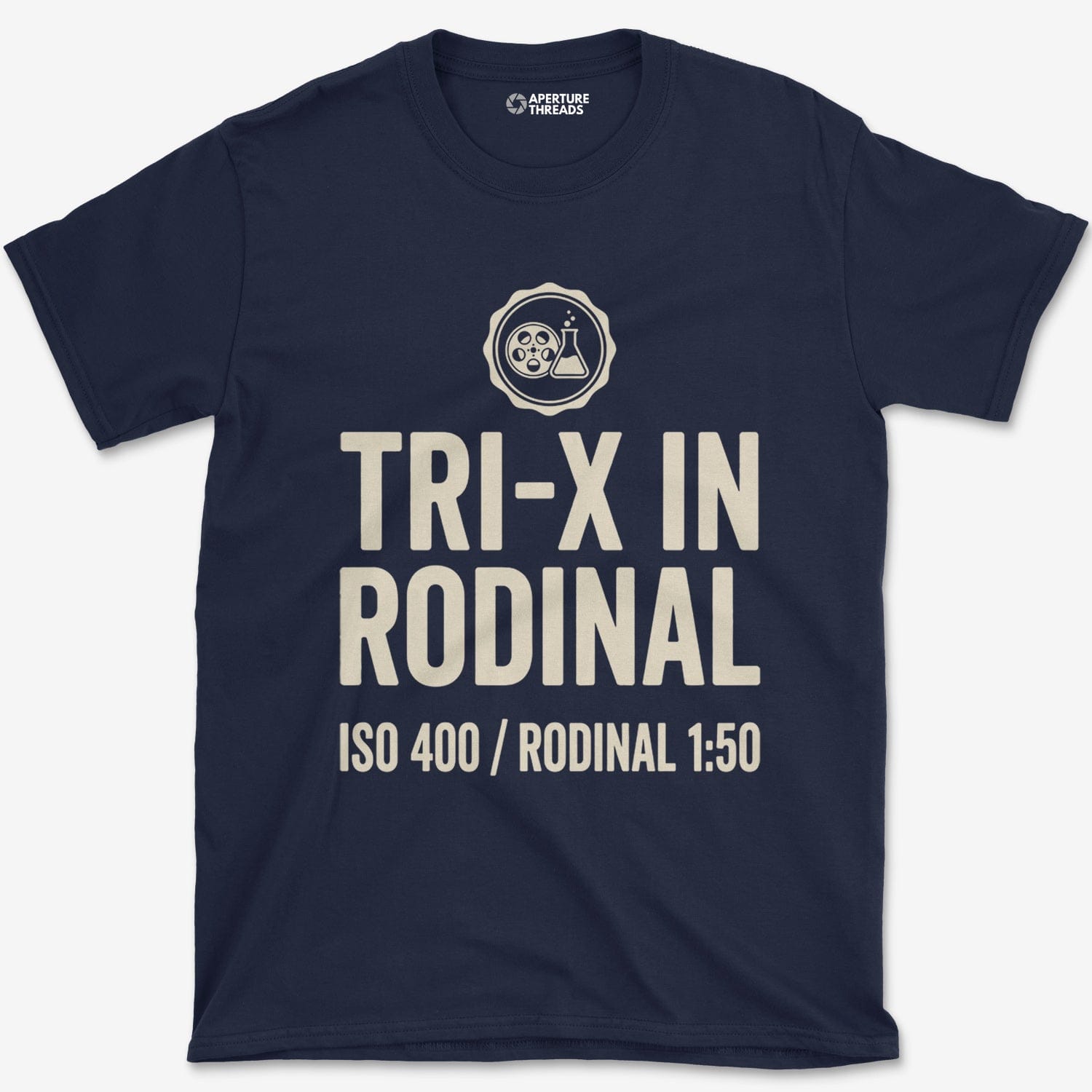 T-Shirt Navy / S Tri-X in Rodinal T-Shirt