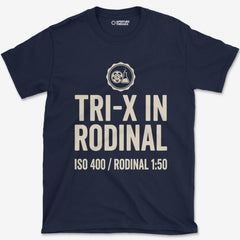 T-Shirt Navy / S Tri-X in Rodinal T-Shirt