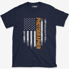 T-Shirt Navy / S USA Photographer T-Shirt