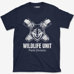 T-Shirt Navy / S Wildlife Unit Wolf T-Shirt