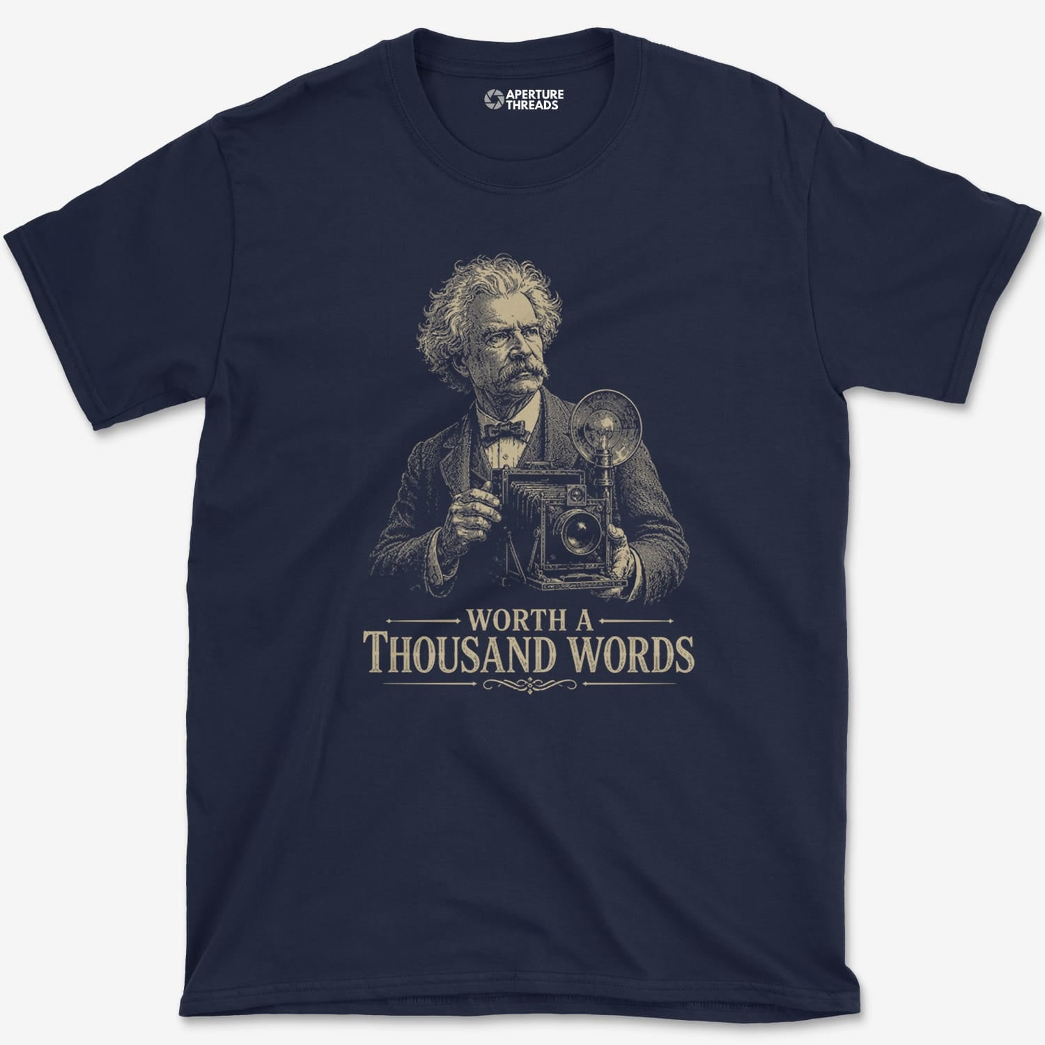 T-Shirt Navy / S Worth a 1000 Words T-Shirt