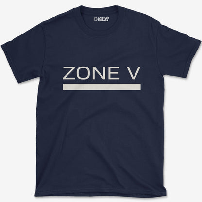 T-Shirt Navy / S Zone V T-Shirt