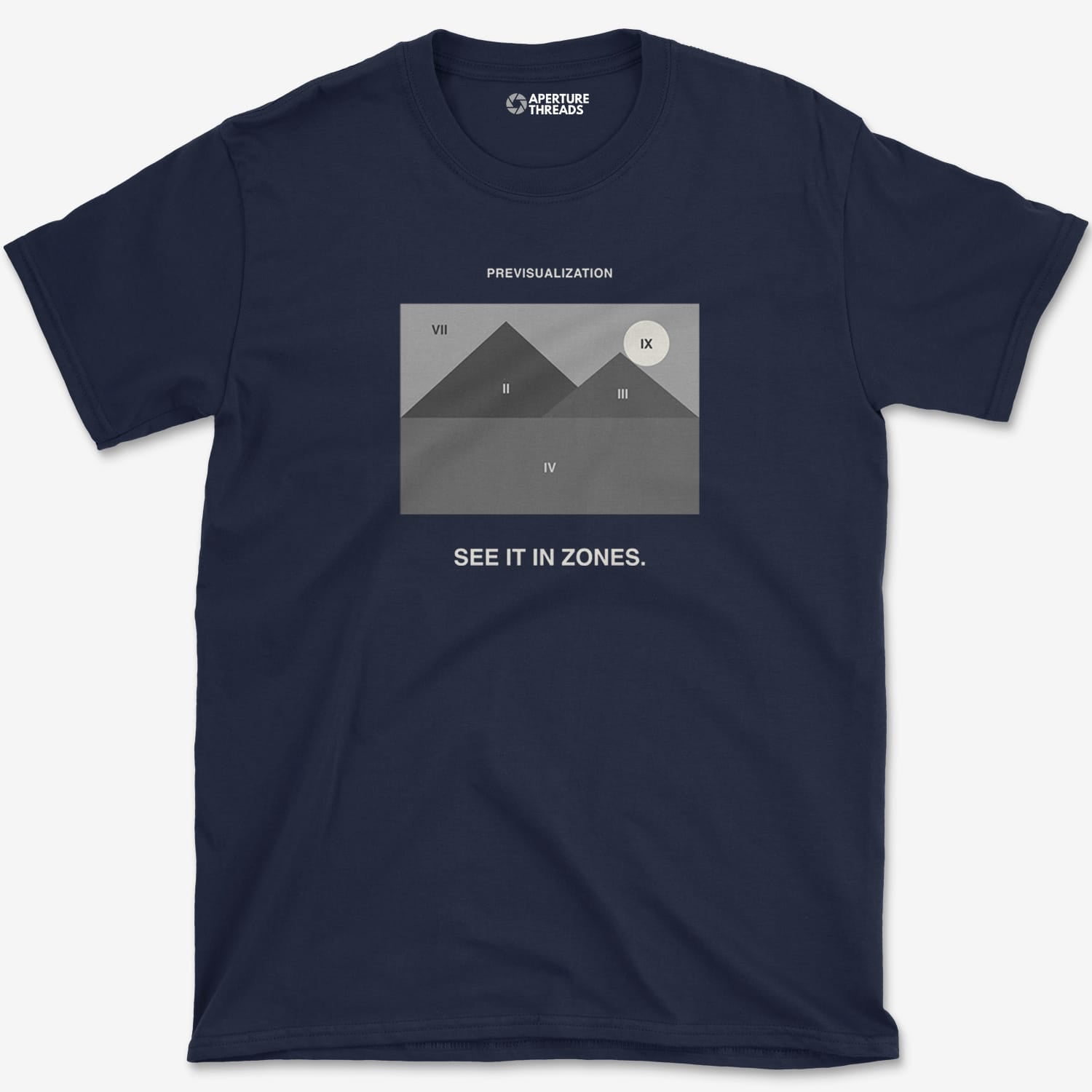 T-Shirt Navy / XS Zone Previsualization T-Shirt