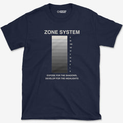 T-Shirt Navy / XS Zone Vertical Scale T-Shirt